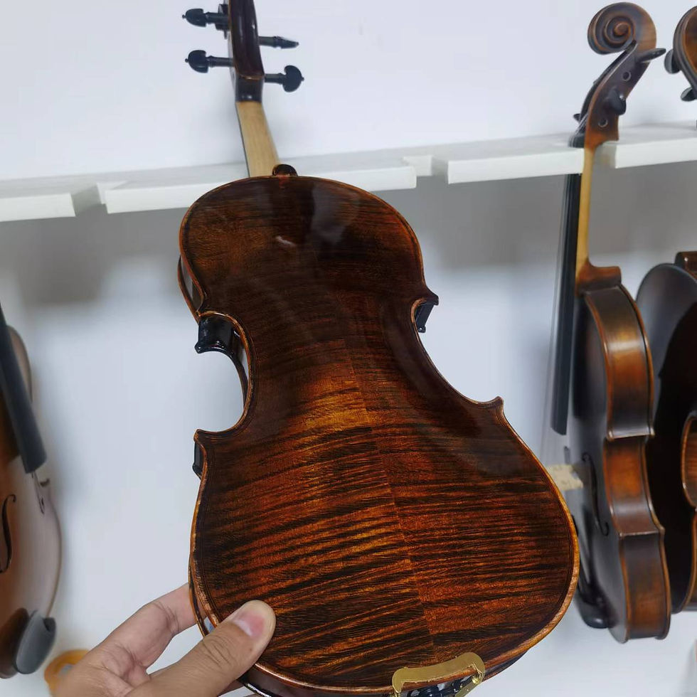 Miniatura: 4 4 Violin Handmade Cheap Price Students Case Top Accessories Bow Triangle OEM