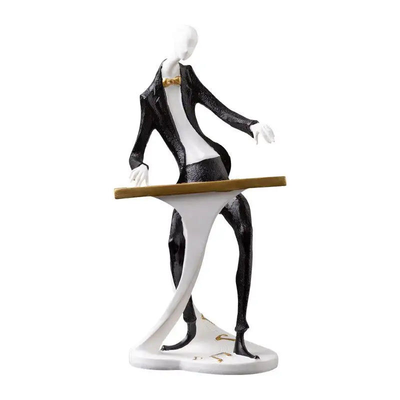 Thumbnail: Nordic Musical Artist Character Figurine Modern Home Living Room Decoration Hand