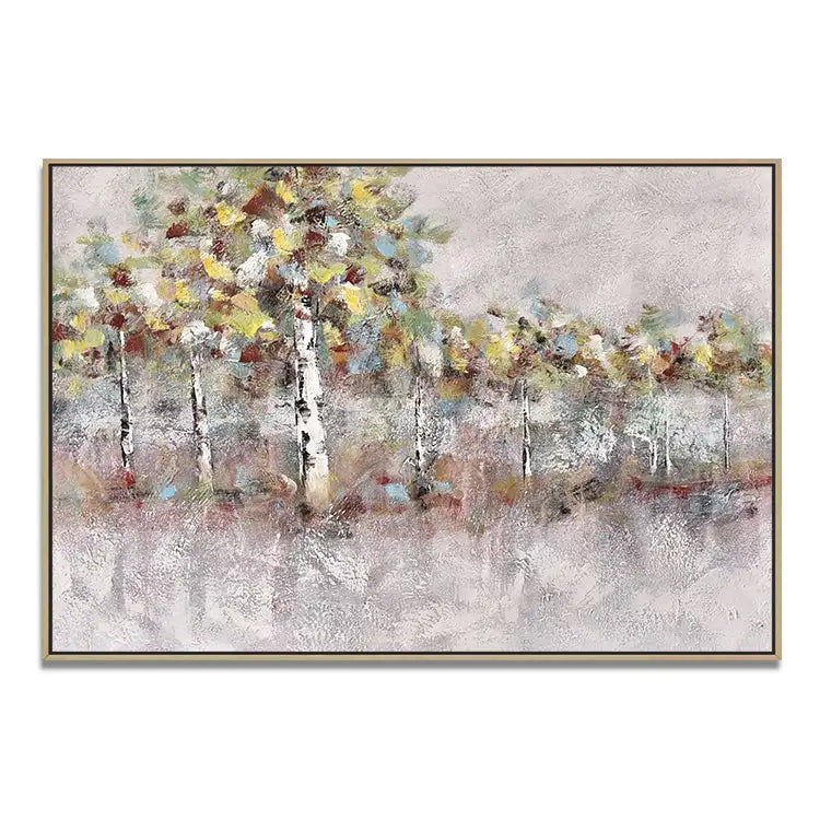 Thumbnail: Handmade Modern Popular Abstract Canvas Tree Acrylic Painting Textured Wall Art 