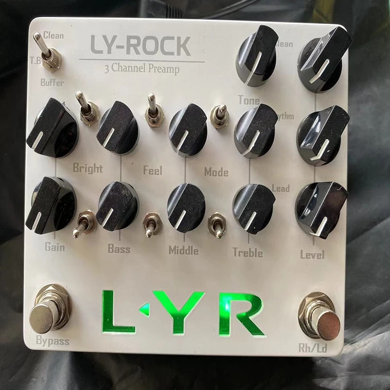 Miniaturebillede: LY-ROCK LYR 3 Channel Guitar Preamp Pedal Effect Pedal for KSR Ceres 3ch Preamp