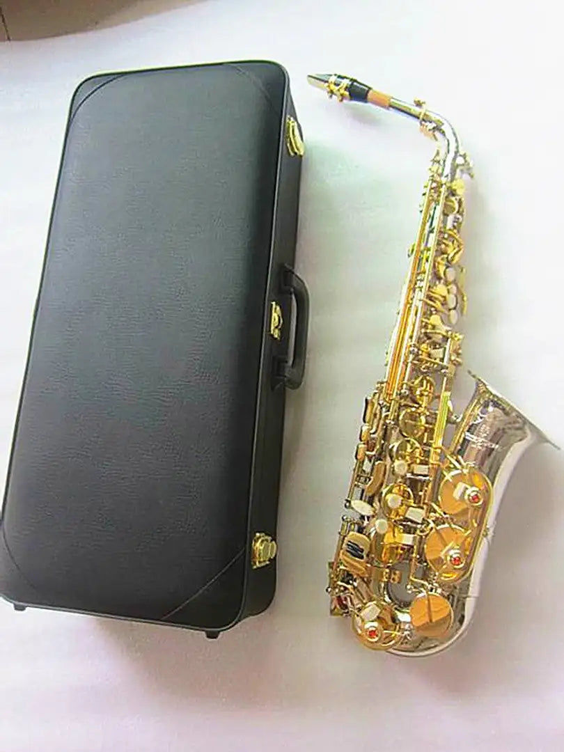 Miniatura: Brand NEW Sax Yanagizawa WO37 Alto Saxophone Nickel Plated Gold Key Professional