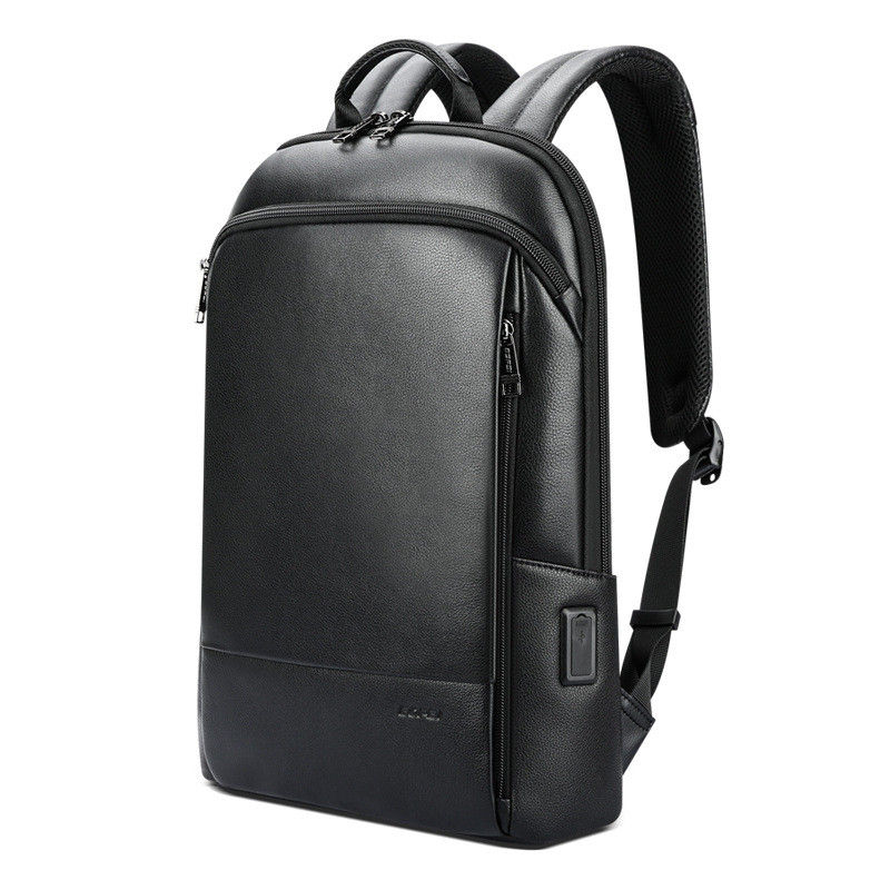 Miniaturebillede: Nouveau sac à dos haut de gamme en cuir véritable pour hommes
