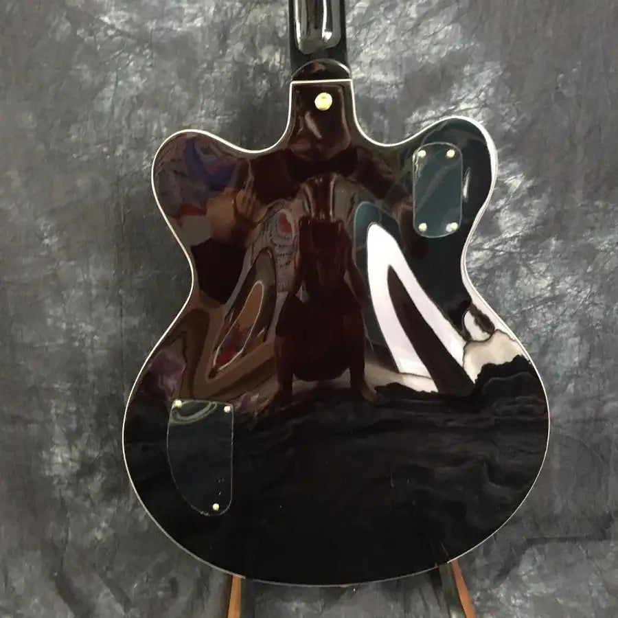 Miniaturbild: Human Custom Black / White Gretsch Falcon 6120 Semi Hollow Body Jazz Electric Gu
