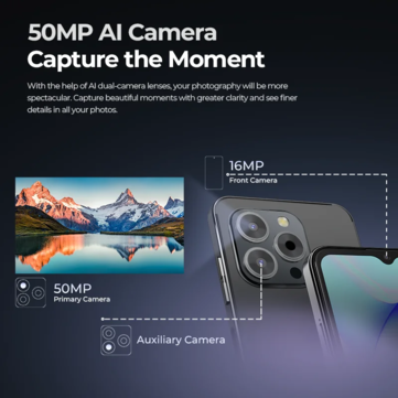 Thumbnail: HOTWAV Note 13 Pro 16GB 256GB Appareil photo 50MP 6,6 pouces 90Hz 5160mAh NFC An