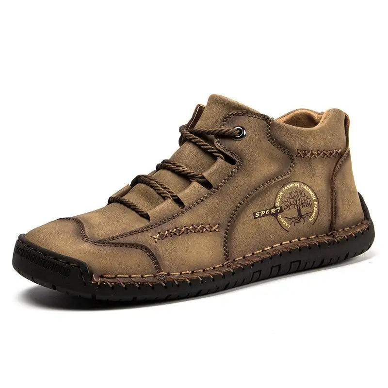Thumbnail: Comfortable Casual Leather Shoes Men Sneakers Leather Loafers Handmade Men Shoe 