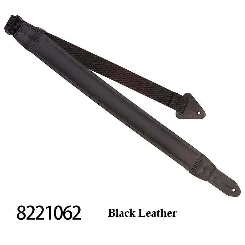 Miniaturbild: Slimline Strap - Standard Leather Connectors Memory Foam Guitar Strap