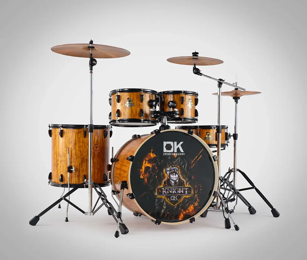 Miniaturbild: New Complete Musical Instrument Percussion Kit Acoustic Drum Set BIG SIZE KNIGHT