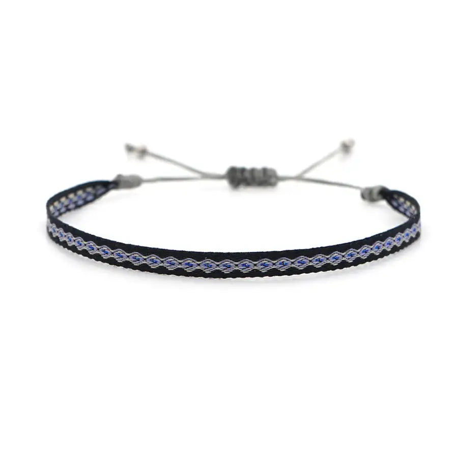 Miniatura: Adjustable Handmade Woven Friendship Bracelet Braided Rope Bracelet Retro Hand k