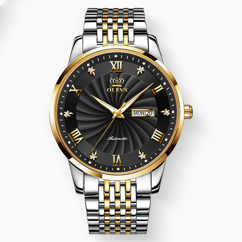 Thumbnail: Simple Mécanique Montre Diamant Montre Étanche Affaires