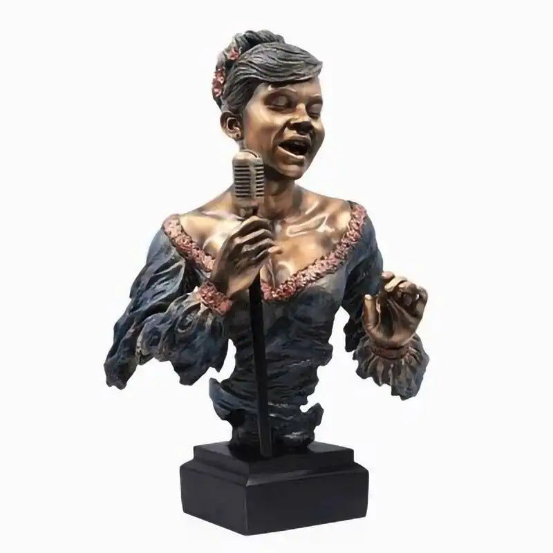 Μικρογραφία: Modern Band Sculpture Ornament Abstract Music Figure Bust Statue Resin Art&Craft