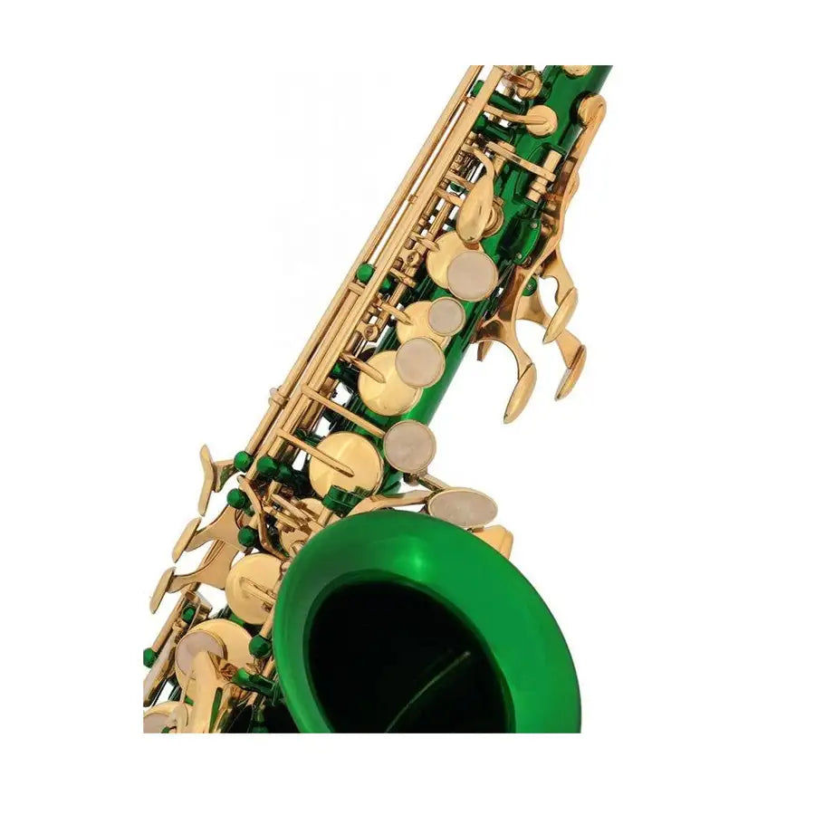 Miniatura: SEASOUND OEM Cheap Blue Body Curve Bell Soprano Saxophone JYSS100DGRL