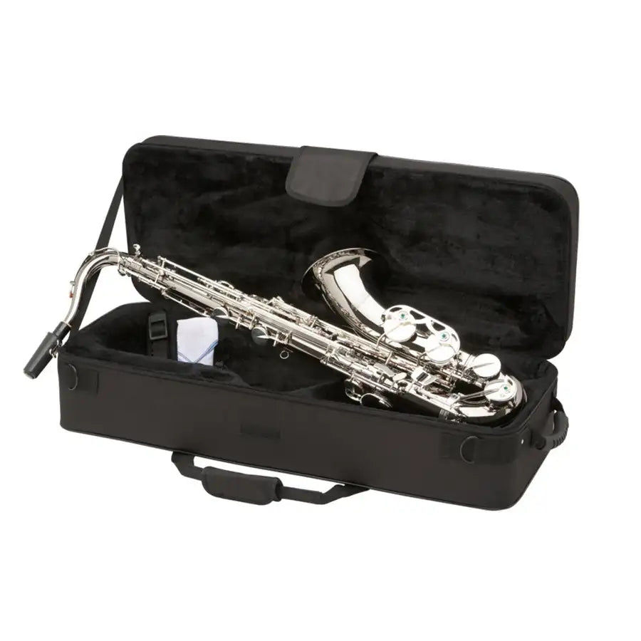 Miniatura: SEASOUND OEM Professional Silver Tenor Saxophone Woodwind Instrument JYTS103S