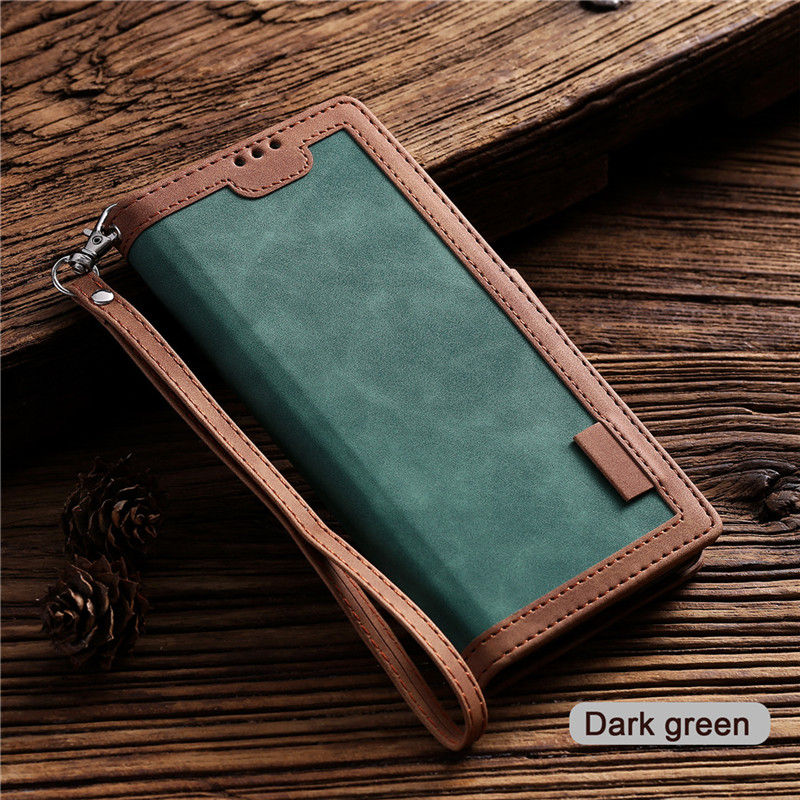 Miniatyrbilde: Phone Case Retro Stitching Leather Case
