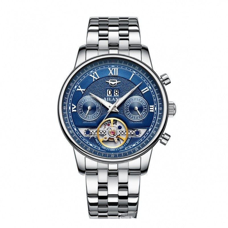 Thumbnail: Montre automatique pour hommes d'affaires