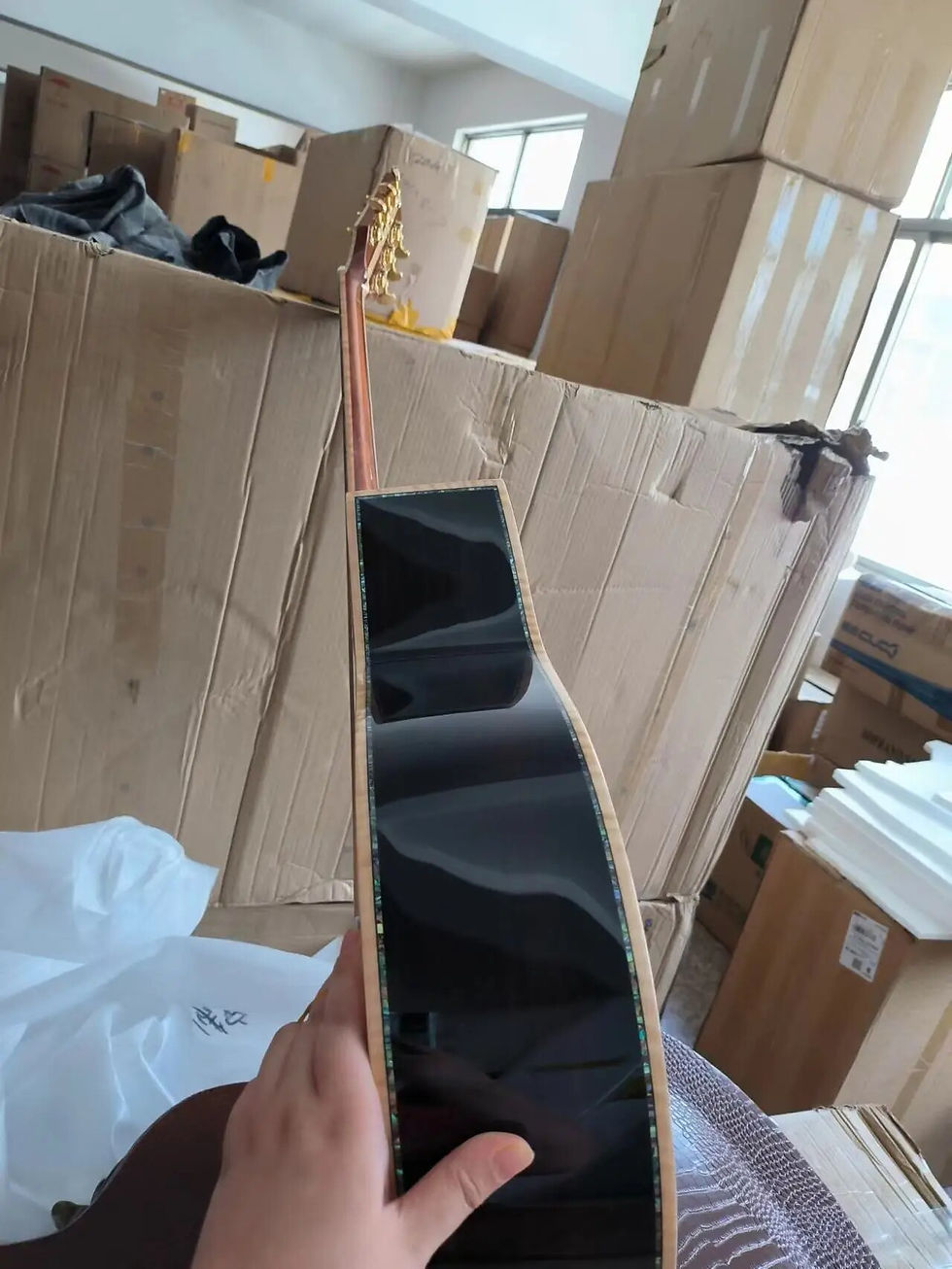 섬네일: solid ziricote wood acoustic guitar, handmade solid wood guitars