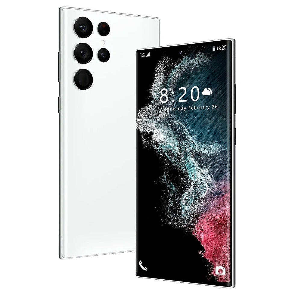 Thumbnail: Global Version S22 Ultra PHONE 16GB+ 512GB Full Screen Mobile Phone 7.2Inch HD C