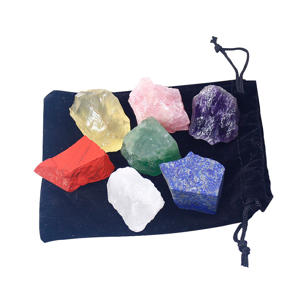 Miniatyrbild: Large Unpolished Ore Samples Of Natural Seven Color Crystal
