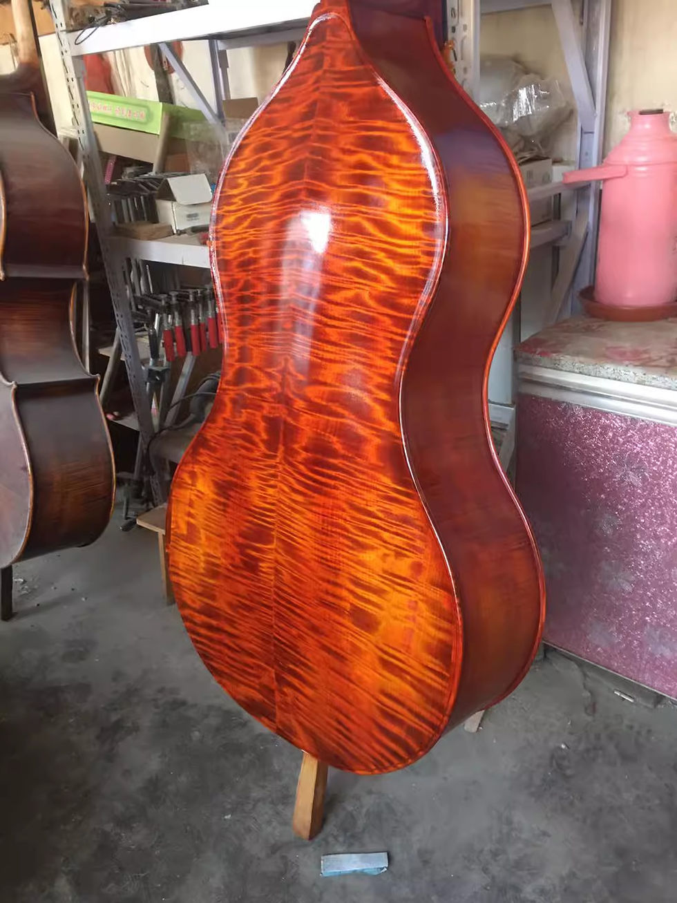 Miniatura: High-grade Upright double bass Solid Maple back and Spruce wood top 3/4