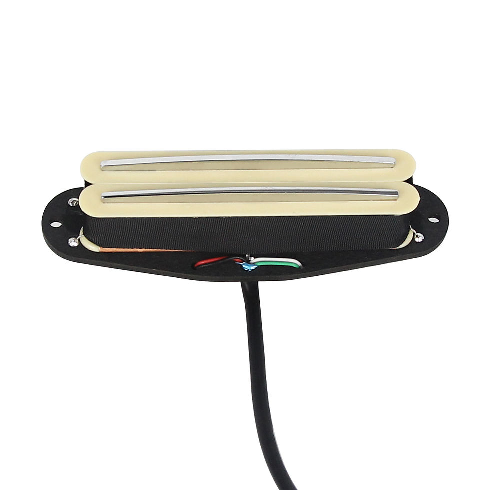 섬네일: FLEOR 1PC Alnico 5 Hot Dual Rails Humbucker Pickup Single Coil Sized fit ST/SQ G