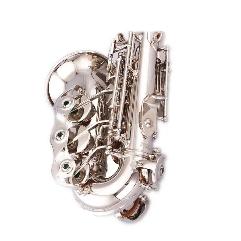 Thumbnail: SEASOUND OEM Cheap High Quality Nickel Curve Bell Soprano Saxophone JYSS100N