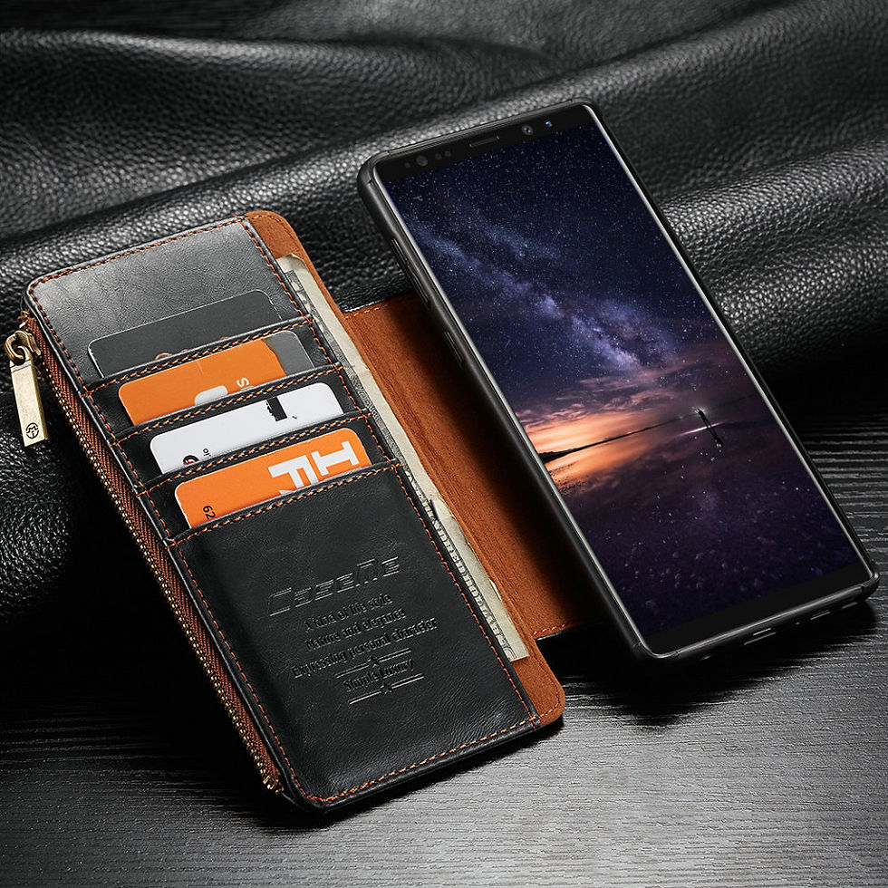 Miniatyrbilde: Étui de téléphone à rabat en cuir