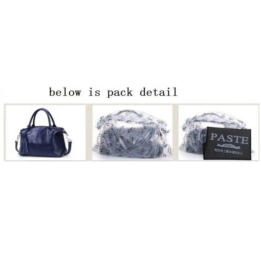 Thumbnail: Women Multifunction Genuine Handbags Women Messenger Bags Fashion Women's Should