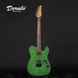 Miniaturebillede: Derulo Electric Guitar OEM TL Guitar Hige Quality High end customization Flamed 