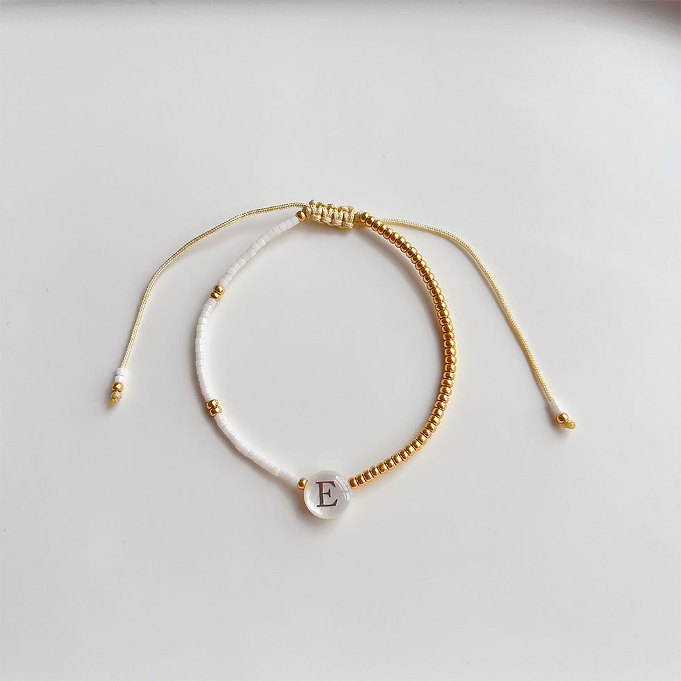 Miniatura: Niche French Style Golden Balls Small Bracelet