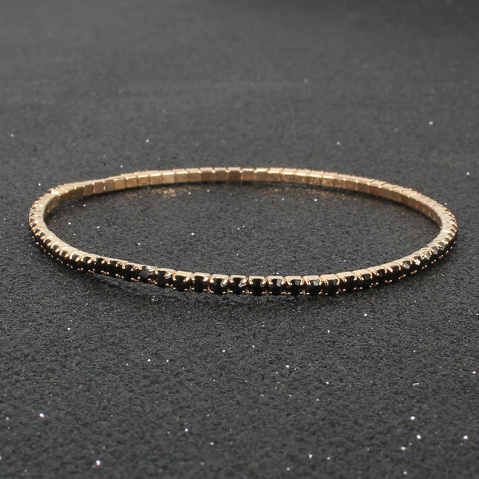 Miniatura: Multicolor Rhinestone Stretch Bracelet Shiny And Simple Bracelet Ornament