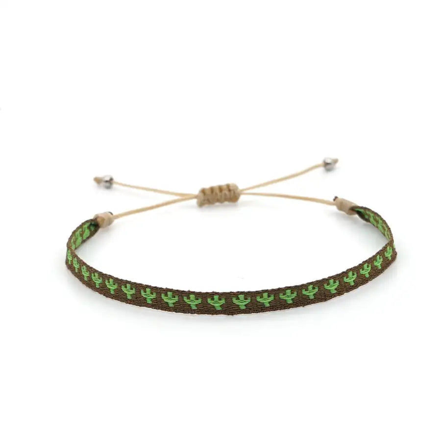 Miniatura: Adjustable Handmade Woven Friendship Bracelet Braided Rope Bracelet Retro Hand k