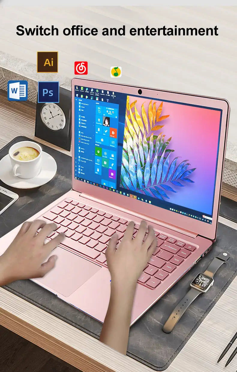 Miniatyrbilde: OEM Laptops Notebook Win10 Backlit Keyboard 1080P 14inch Slim Laptop Computer fo
