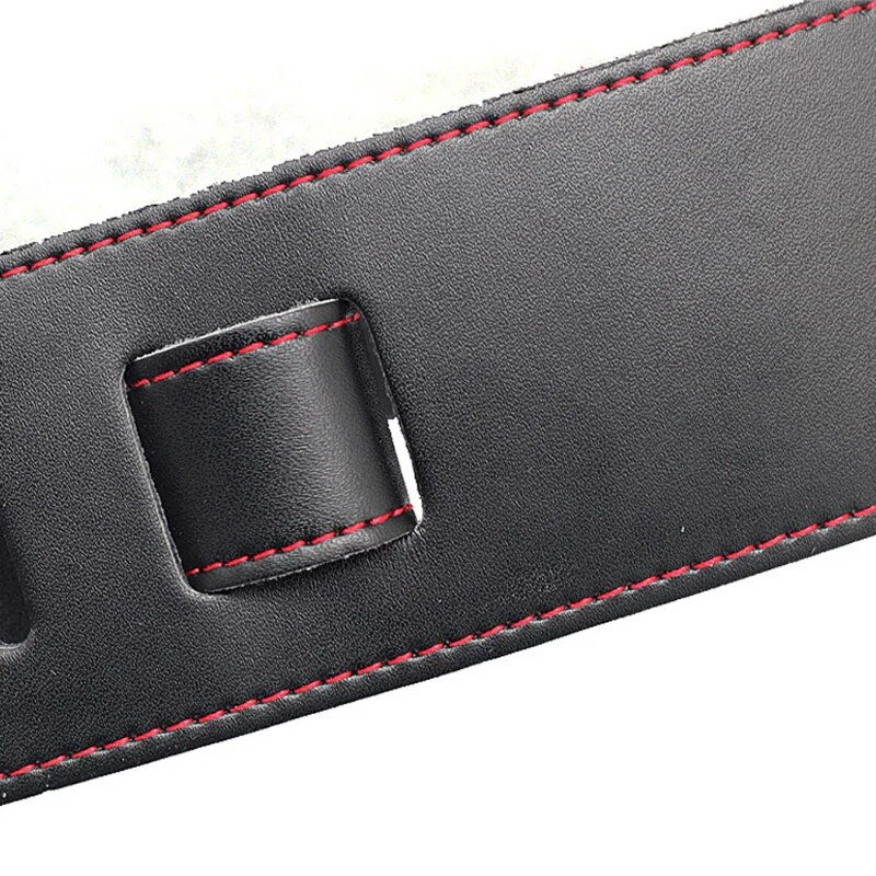 Thumbnail: Real Leather Cowhide Widening Electric Guitar Strap, Acoustic Folk Bass