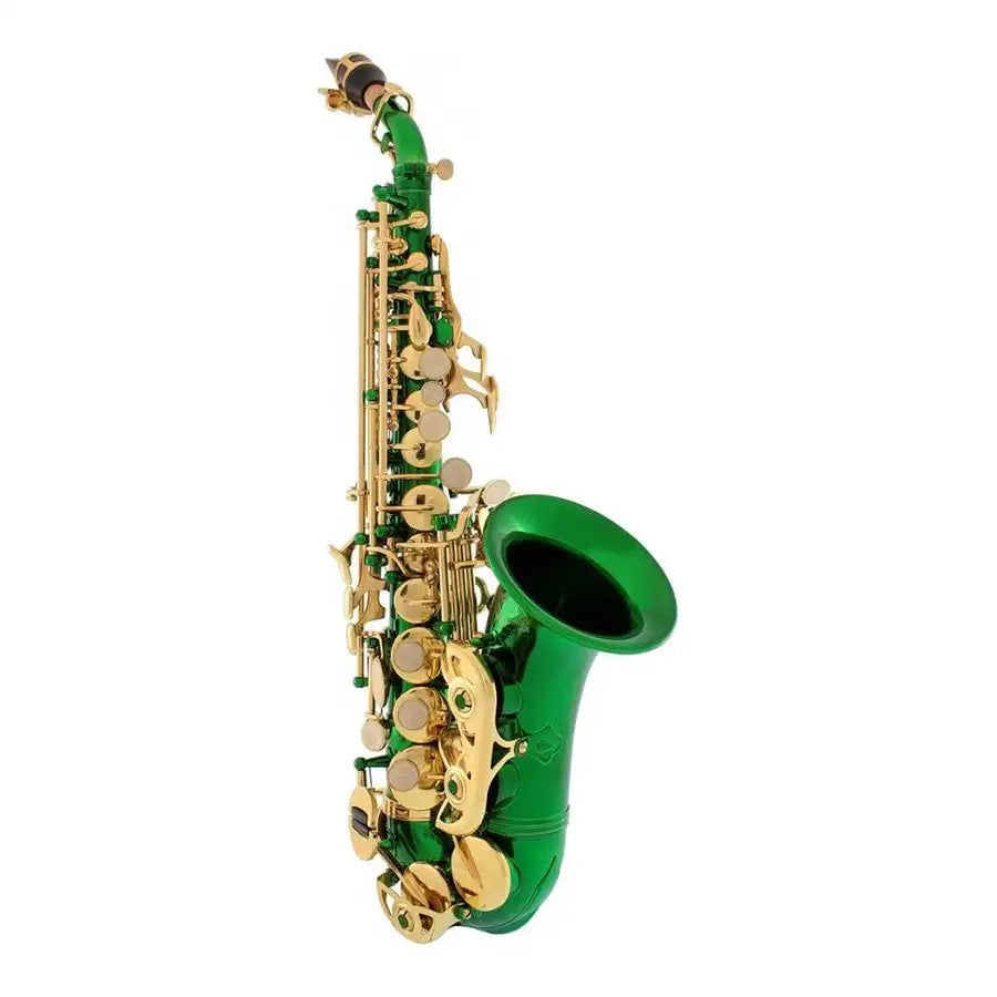 Miniatura: SEASOUND OEM Cheap Blue Body Curve Bell Soprano Saxophone JYSS100DGRL
