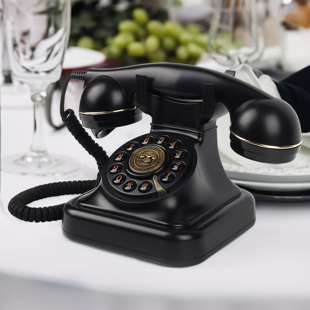 Newest Audio Guest Book Antique Telephone Wedding Recording Audio Guestbook 