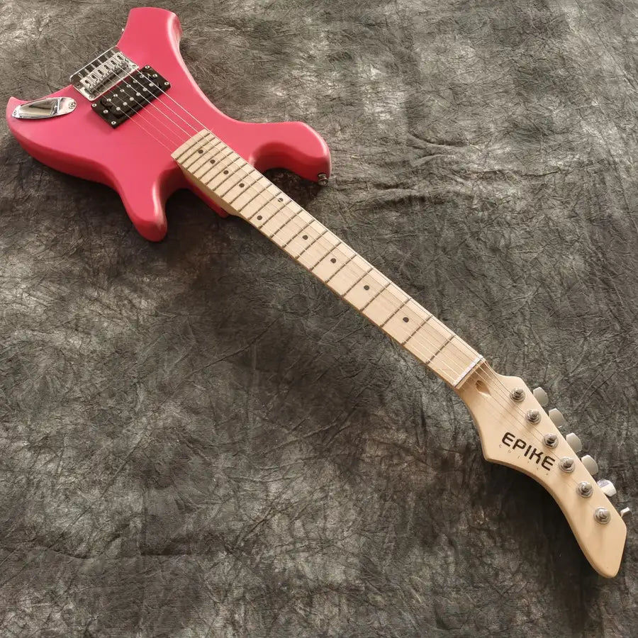 Thumbnail: New style,mini Electric Guitar.handmade 6 stings mini Pink color Guitar.high qua
