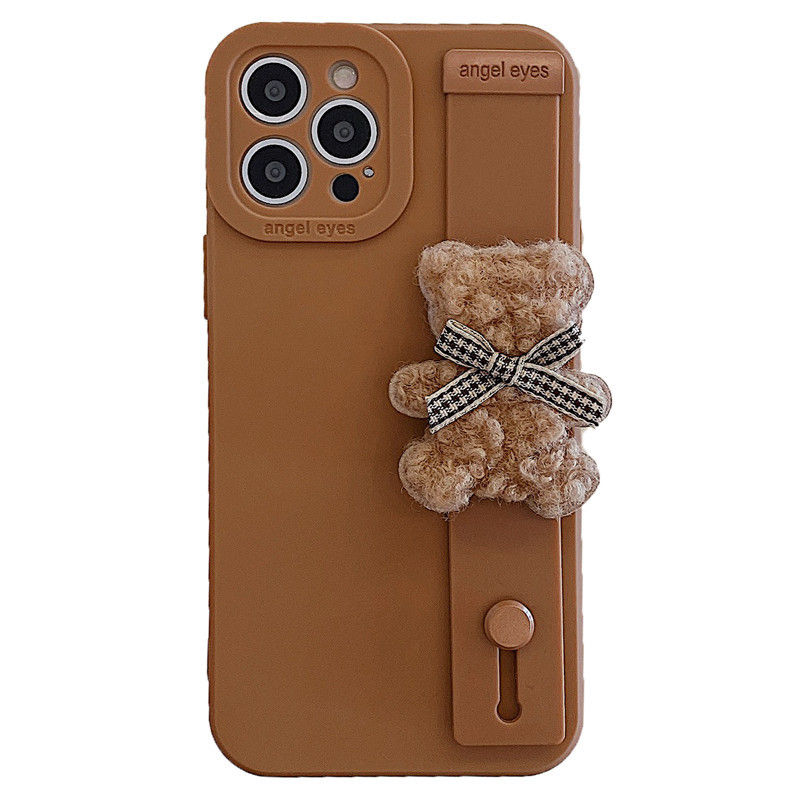 Miniaturebillede: Cute Cartoon Plush Bear Mobile Phone Case
