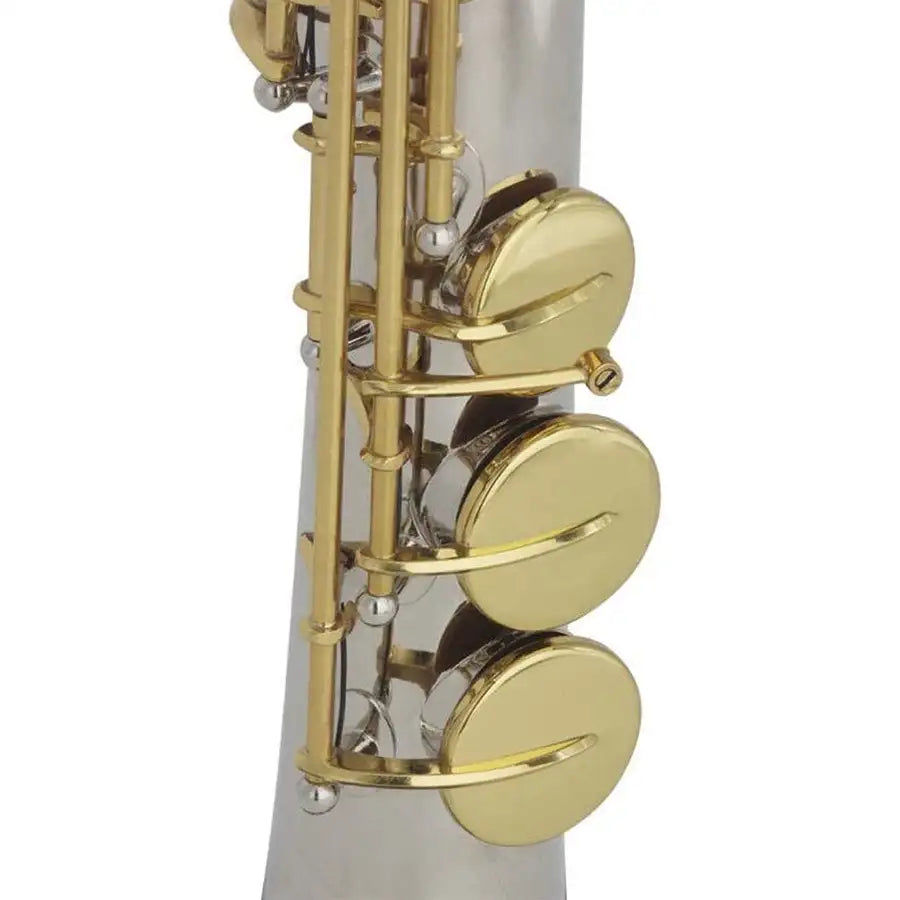 Miniatura: SEASOUND OEM Professional Silver Body Lacquer Keys Soprano Saxophone JYSS101DSL