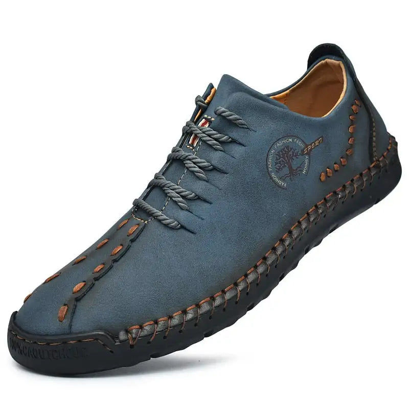 Thumbnail: Handmade Leather Mens Shoes Comfortable Casual Leather Shoes Men Loafers Hot Sal