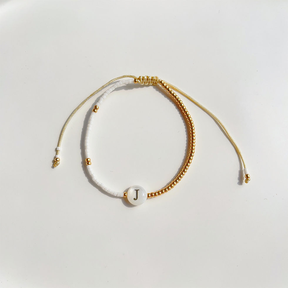 Miniatura: Niche French Style Golden Balls Small Bracelet