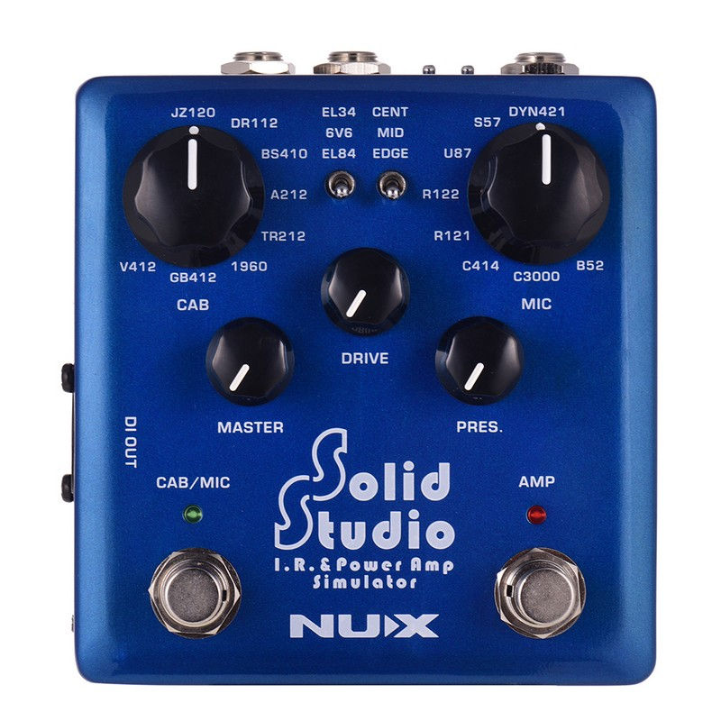 Miniatura: NUX Multi Effect Guitar Pedal Processor Amp Simulator Delay Reverb Booster Kompr