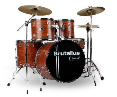 Miniaturebillede: Musical Instruments Professional Acoustic Authentic Drum Set For Kids