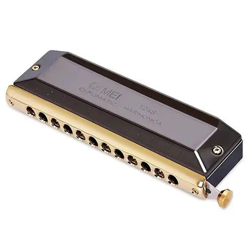 Miniatura: Qimei Chromatic Harmonica 12 Holes Harp Mouth Organ Instrument ABS Comb Key Of C