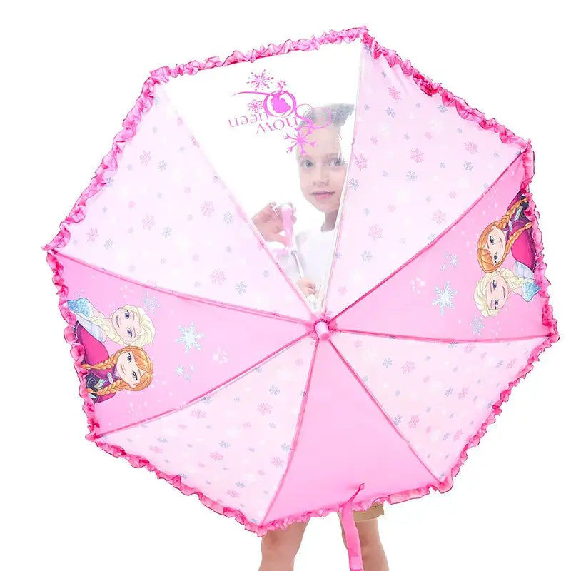 Miniatyrbild: Parapluie Semi-automatique pour enfants | Joli parapluie animé pour enfants fill