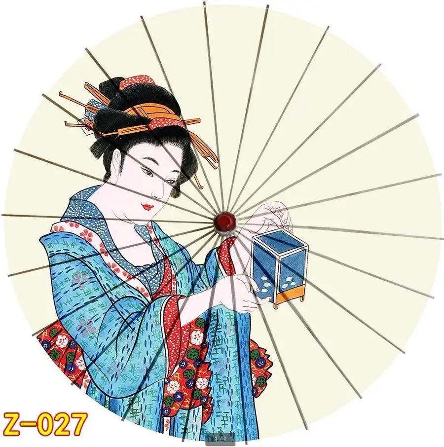 Miniaturebillede: Voiture pliant personnel soleil japonais chinois parapluie femmes classique huil