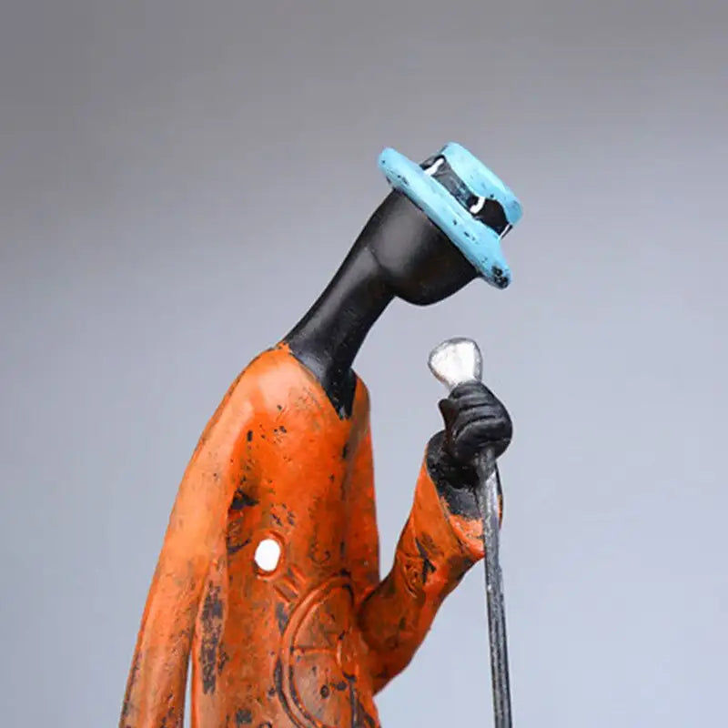 Miniature : Resin Creative Western Rock Band Model Figurines Art Music Figurines For Interio