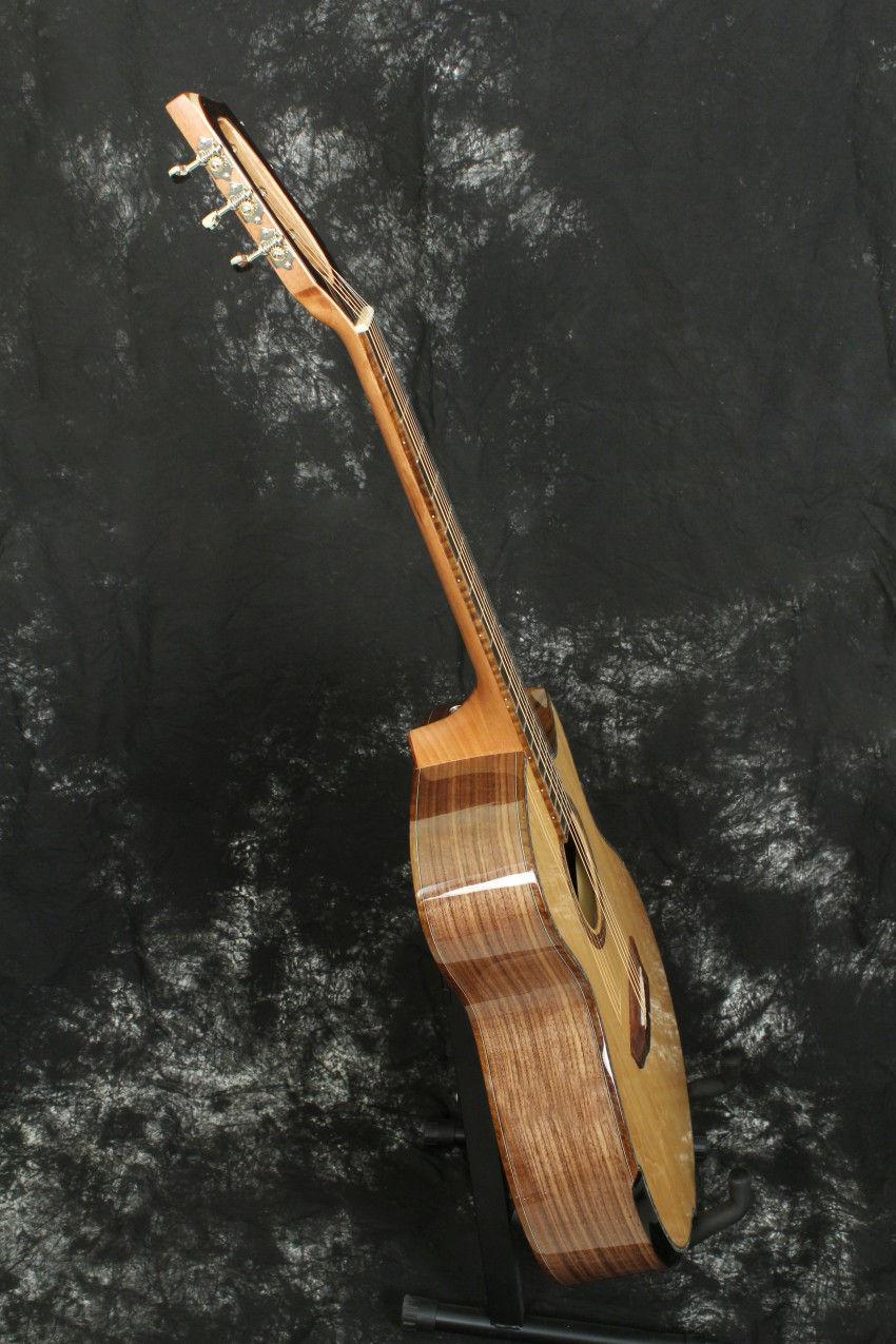 Miniaturebillede: Free delivery 41 inch AAAA bear claw pattern Sitika wood back side AAAA walnut w