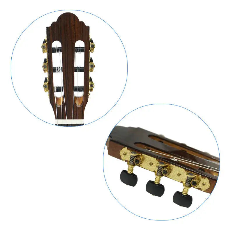Miniaturbild: Aiersi brand cutaway factory price guitar handmade wholesale classical guitar