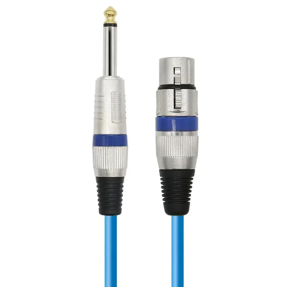Thumbnail: Microphone Cable Jack 6.35mm TS 1/4 Male To XLR Female Microphone Audio Cable fo