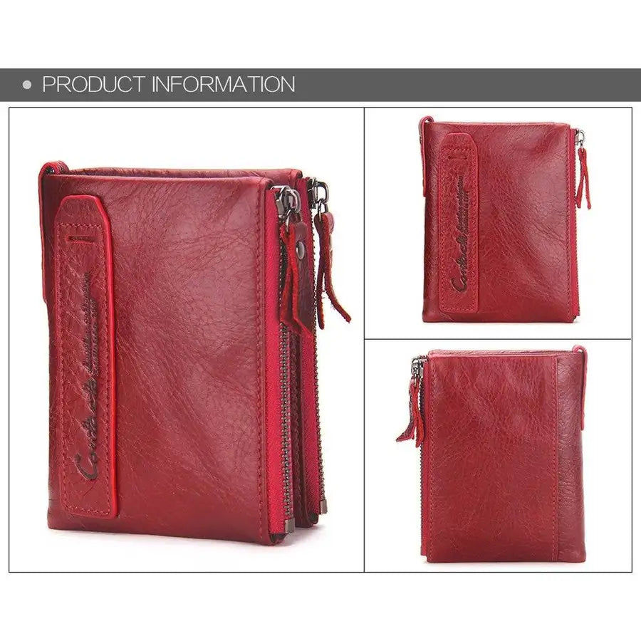 섬네일: HOT!!! Genuine Crazy Horse Cowhide Leather Men Wallet Short Coin Purse Small Vin