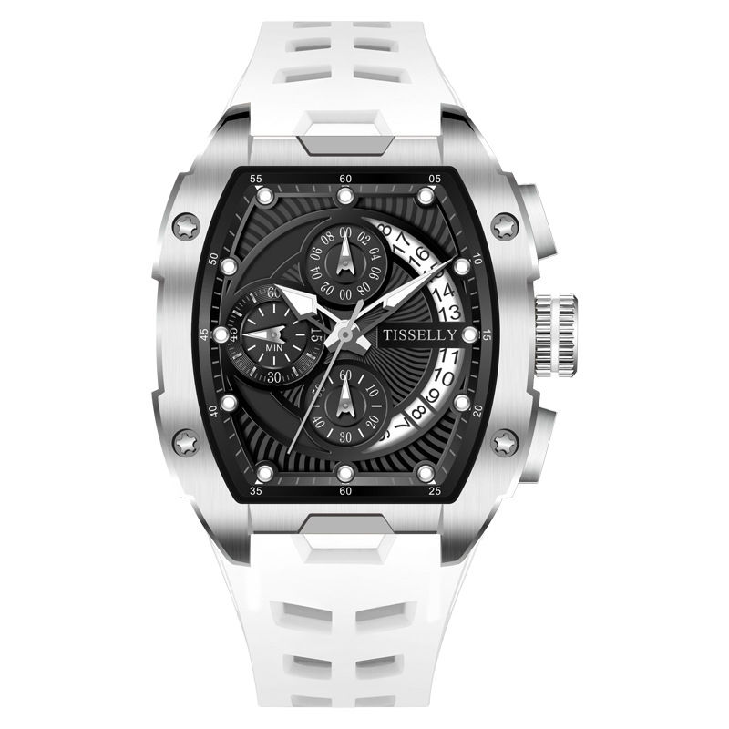 Pikkukuva: Luminous Waterproof Curved Screen Watch Barrel-shaped Quartz Watch